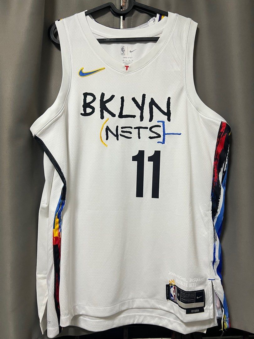 Nike Brooklyn Nets Men's Kyrie Irving City Edition Swingman Jersey - White