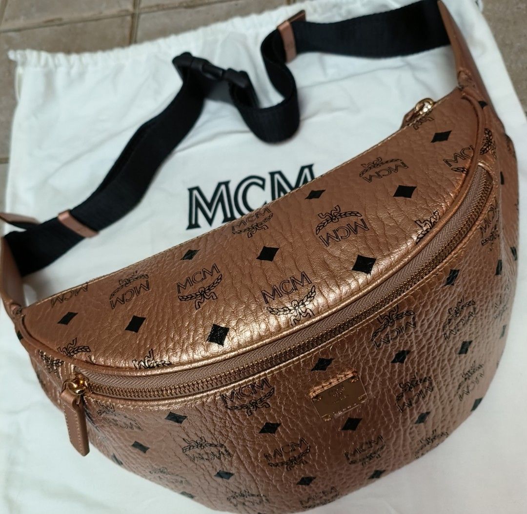 Authentic Brand New MCM Bum Bag, Women's Fashion, Bags & Wallets, Cross