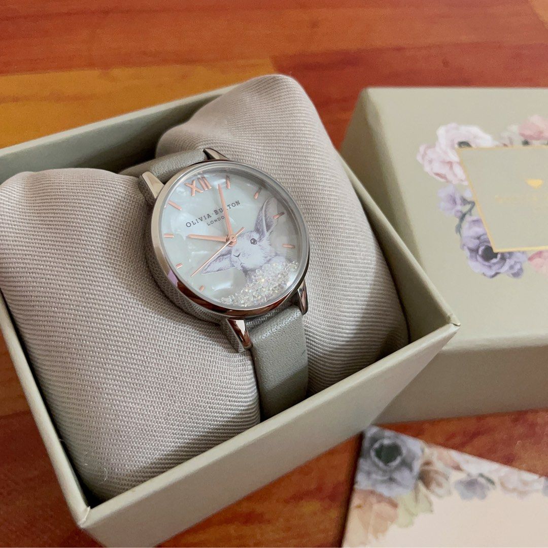 Authentic Olivia Burton Winter Wonderland Steel Grey Watch