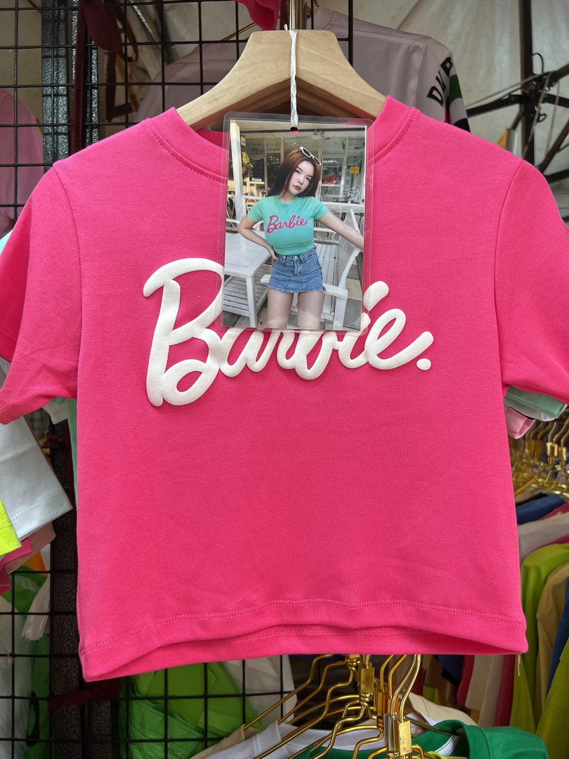 Barbie crop top shirt 2025
