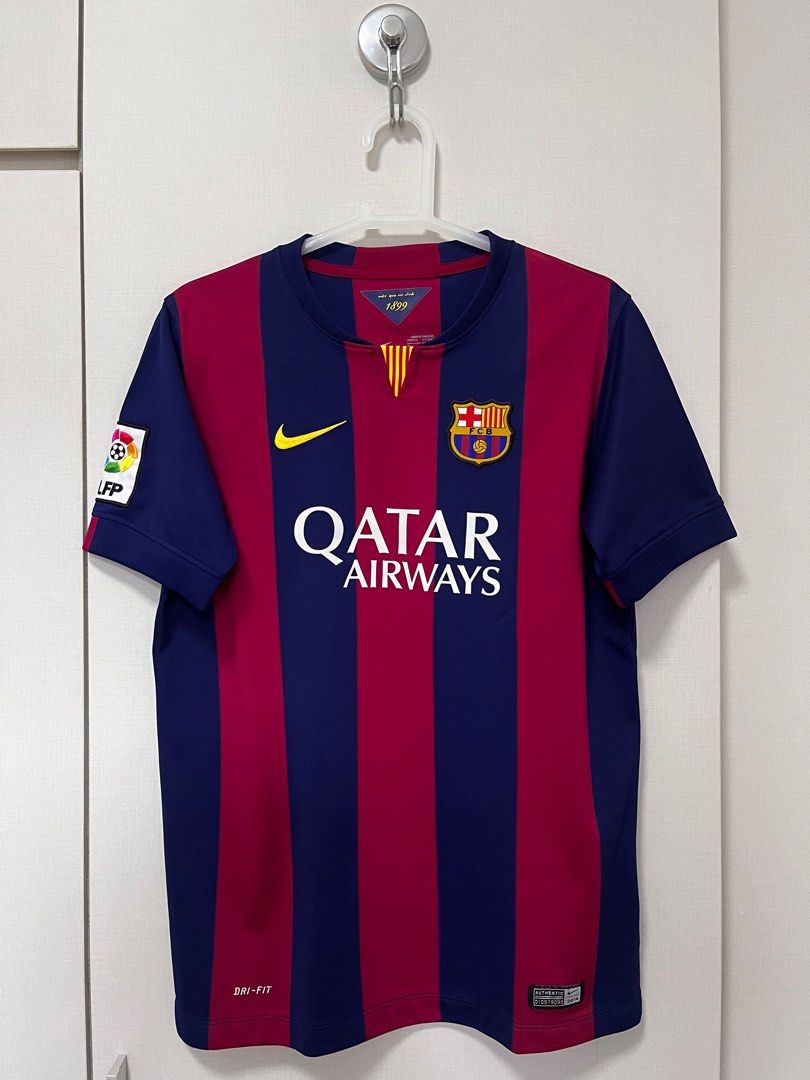 Barcelona FC vintage jersey 2014 2015 season Men s Fashion