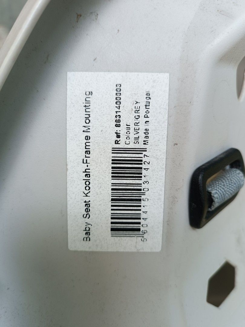 Baby seat koolah frame mounting on sale