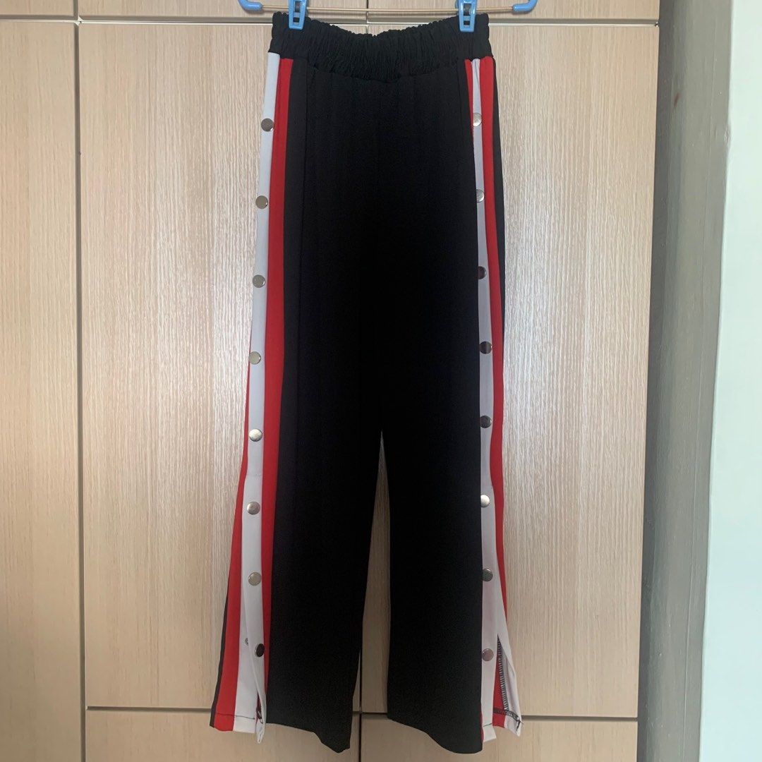 Red white and black clearance joggers
