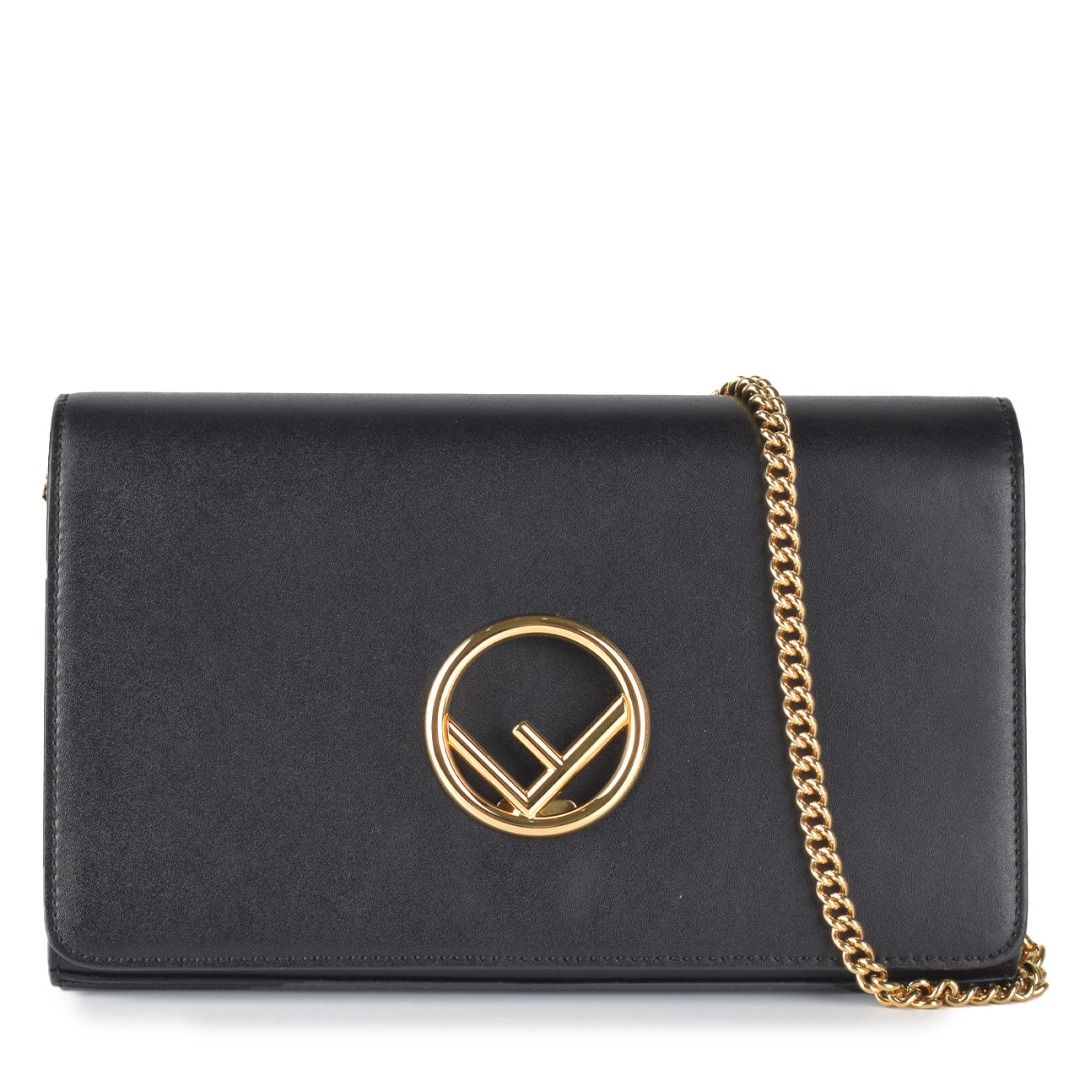 Fendi Black Card Holder, Luxury, Bags & Wallets on Carousell