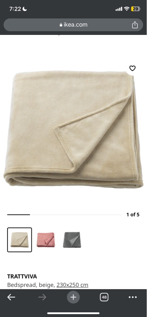 Trattviva blanket 2025 ikea