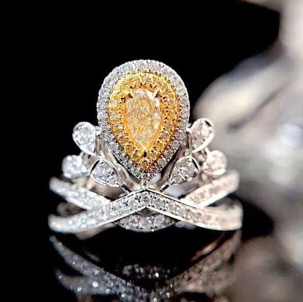 BN 18K 0.8 carat diamond ring Women s Fashion Jewelry