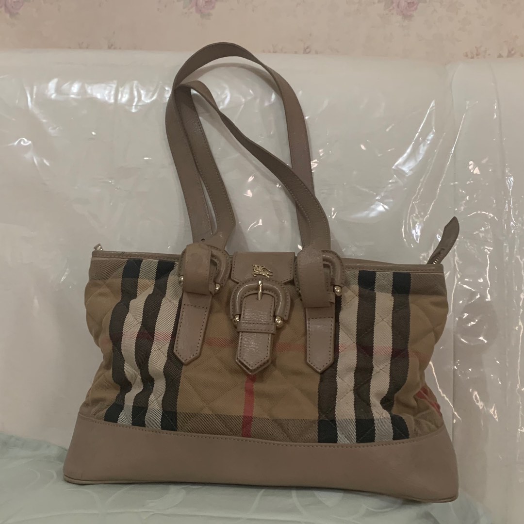 Vintage Burberry Tote Bag, Luxury, Bags & Wallets on Carousell