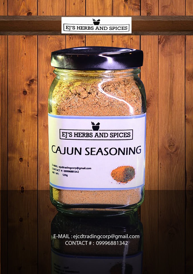 Cajun Spices (EJs Herbs and Spices) in Jars and Pouches retail