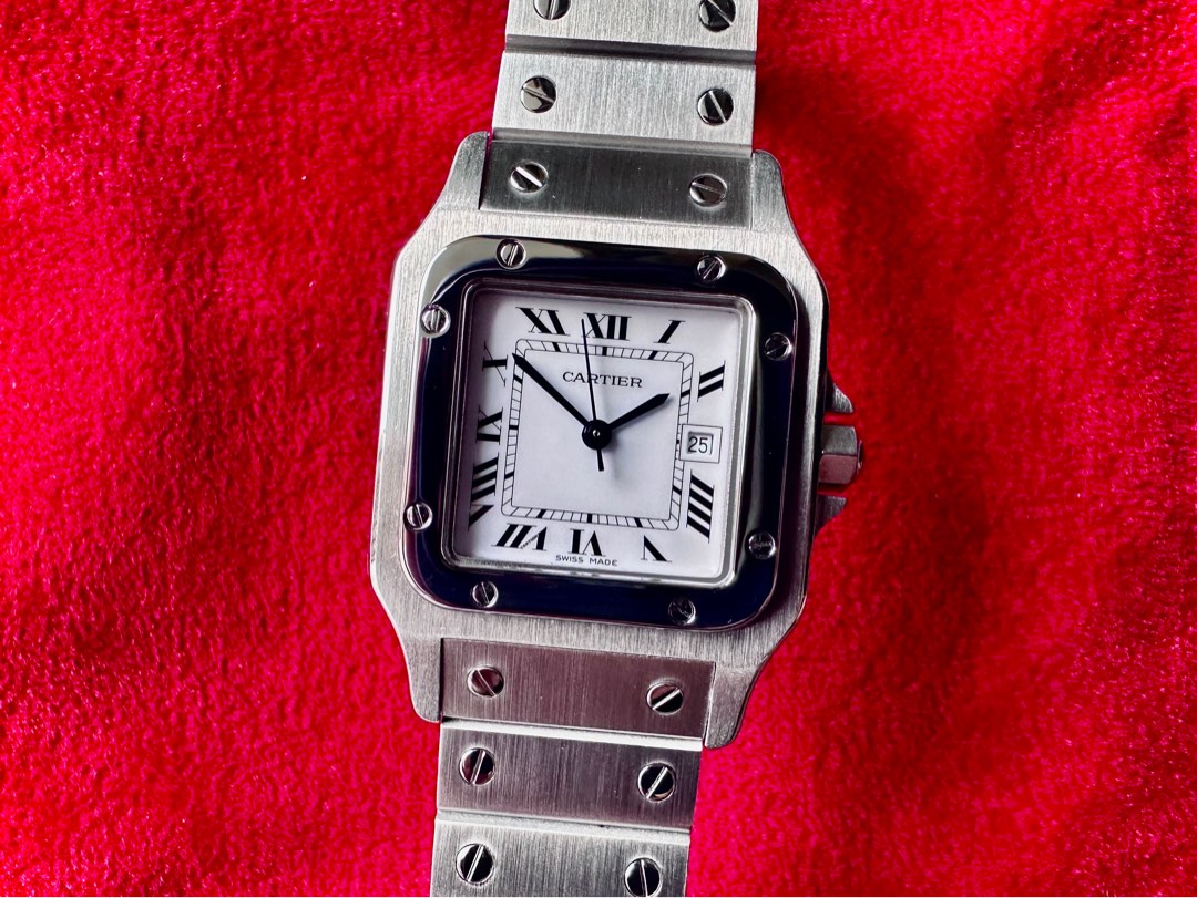 Cartier Santos Carree Vintage Watch Ref. 2960 fully serviced with