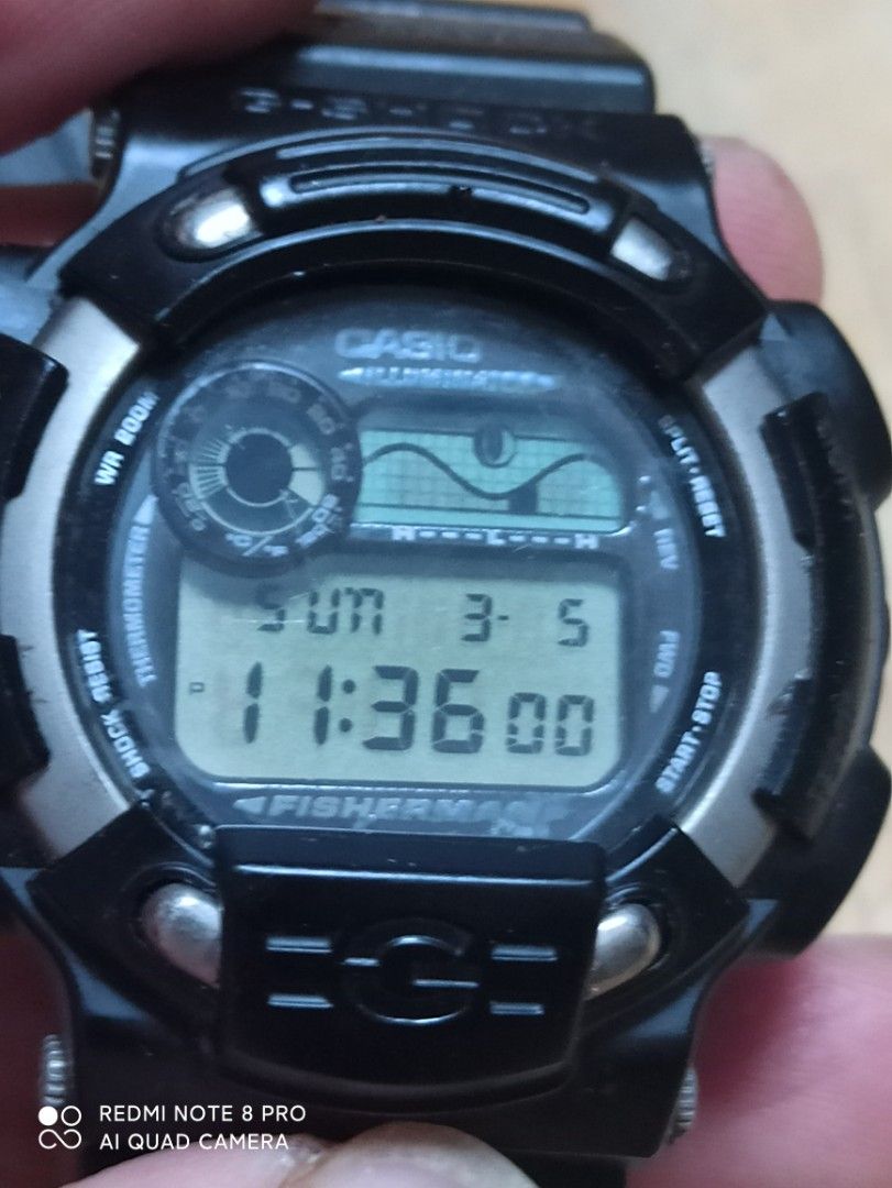 CASIO G SHOCK DW-8600 FISHERMAN 市场少有中古絕版made in japam