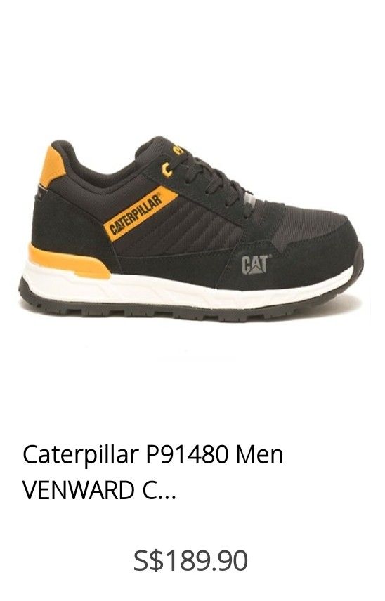 caterpillar safety shoes, Men's Fashion, Footwear, Boots on Carousell