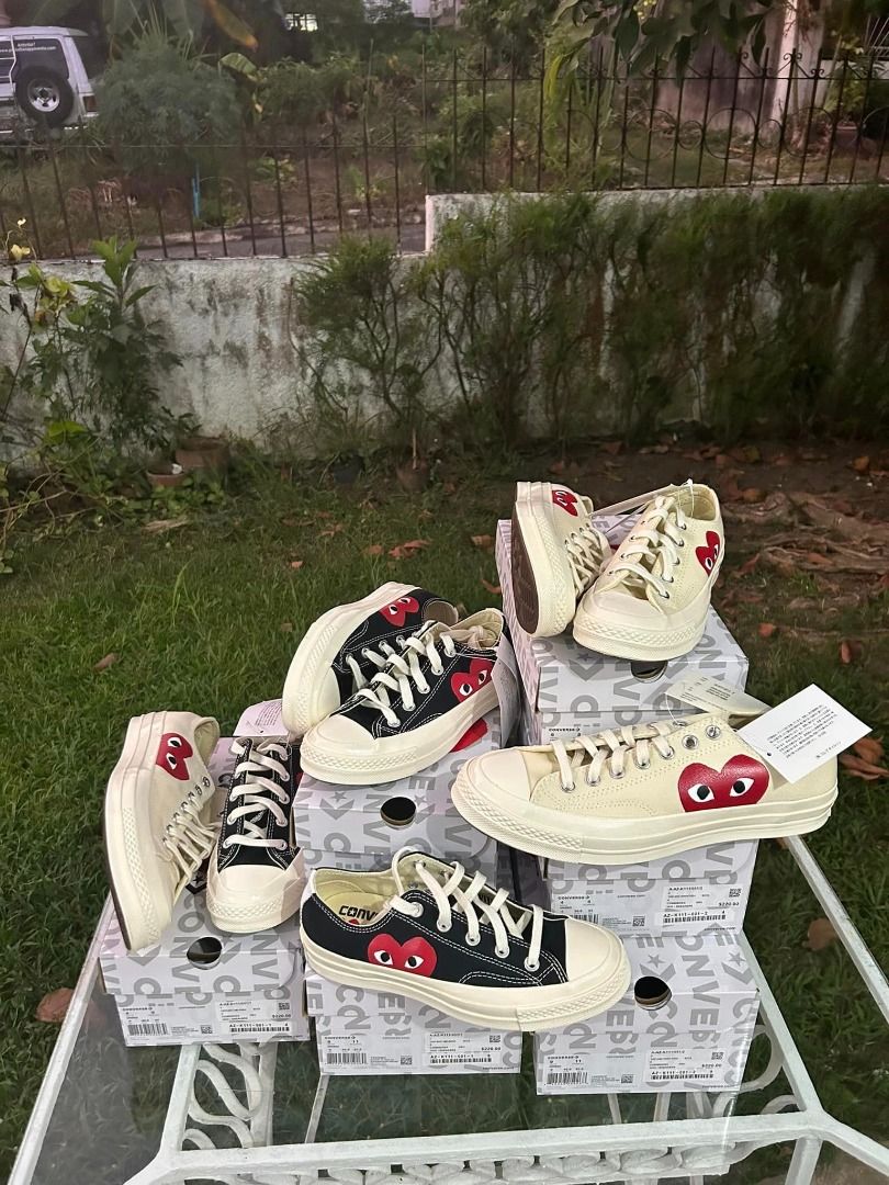 CDG x CONVERSE PEEKING HEART BELOW SRP STEAL SALE