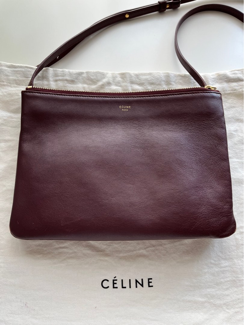 CELINE TRIO GREY, Luxury, Bags & Wallets on Carousell