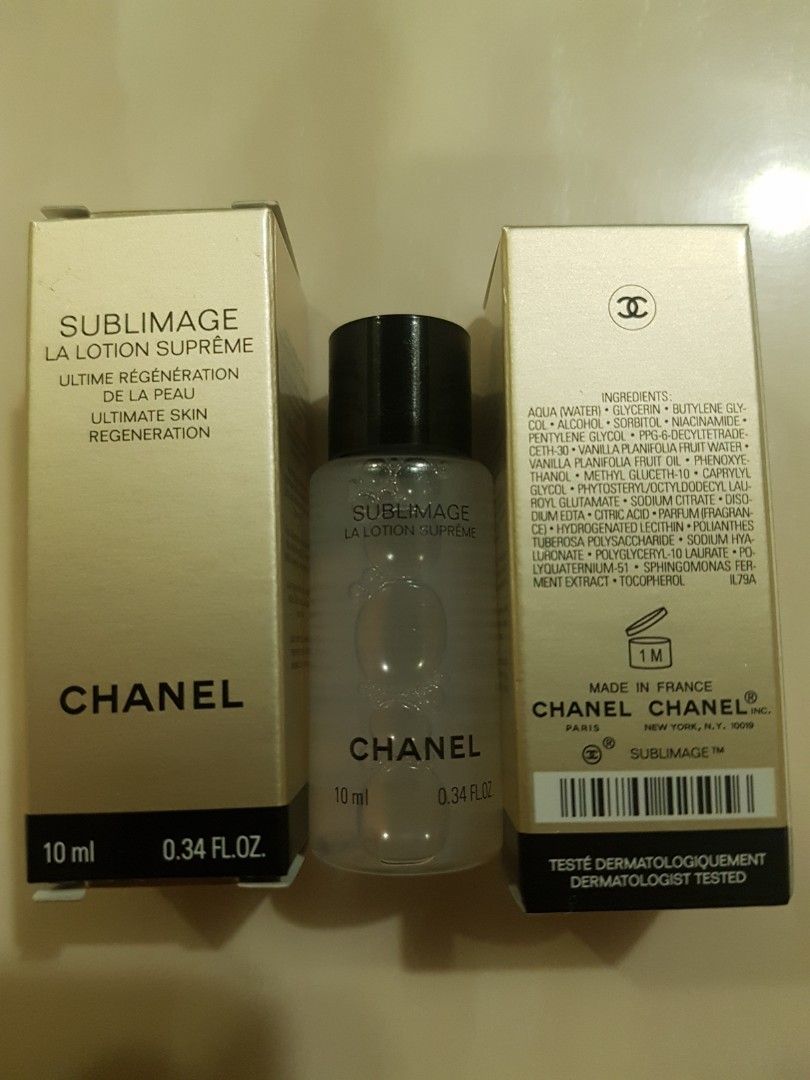 Chanel sublimage la lotion 10ml, Beauty & Personal Care, Face, Face Care on  Carousell