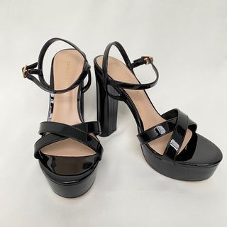 Charles & Keith Platform Heels 11cm Hak Tinggi