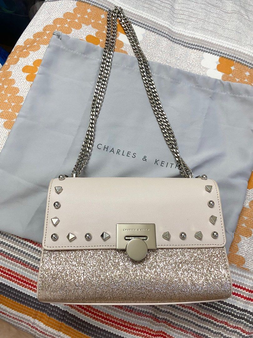 Charles and sale keith studded bag