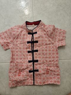 Chinese boy CNY traditional clothing