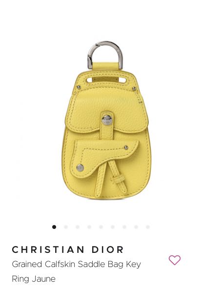 Dior saddle bag best sale keychain