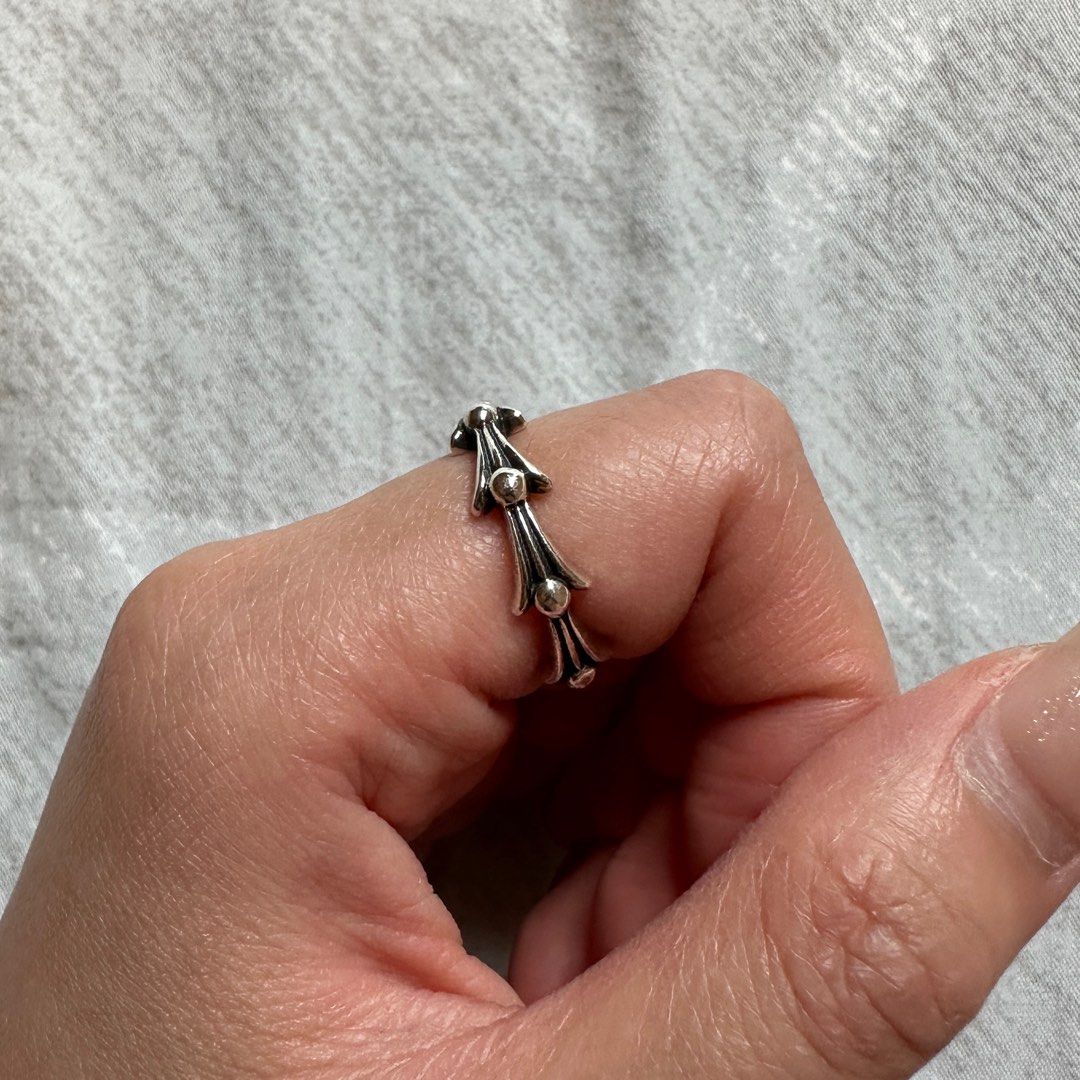 Chrome hearts cross tail ring online