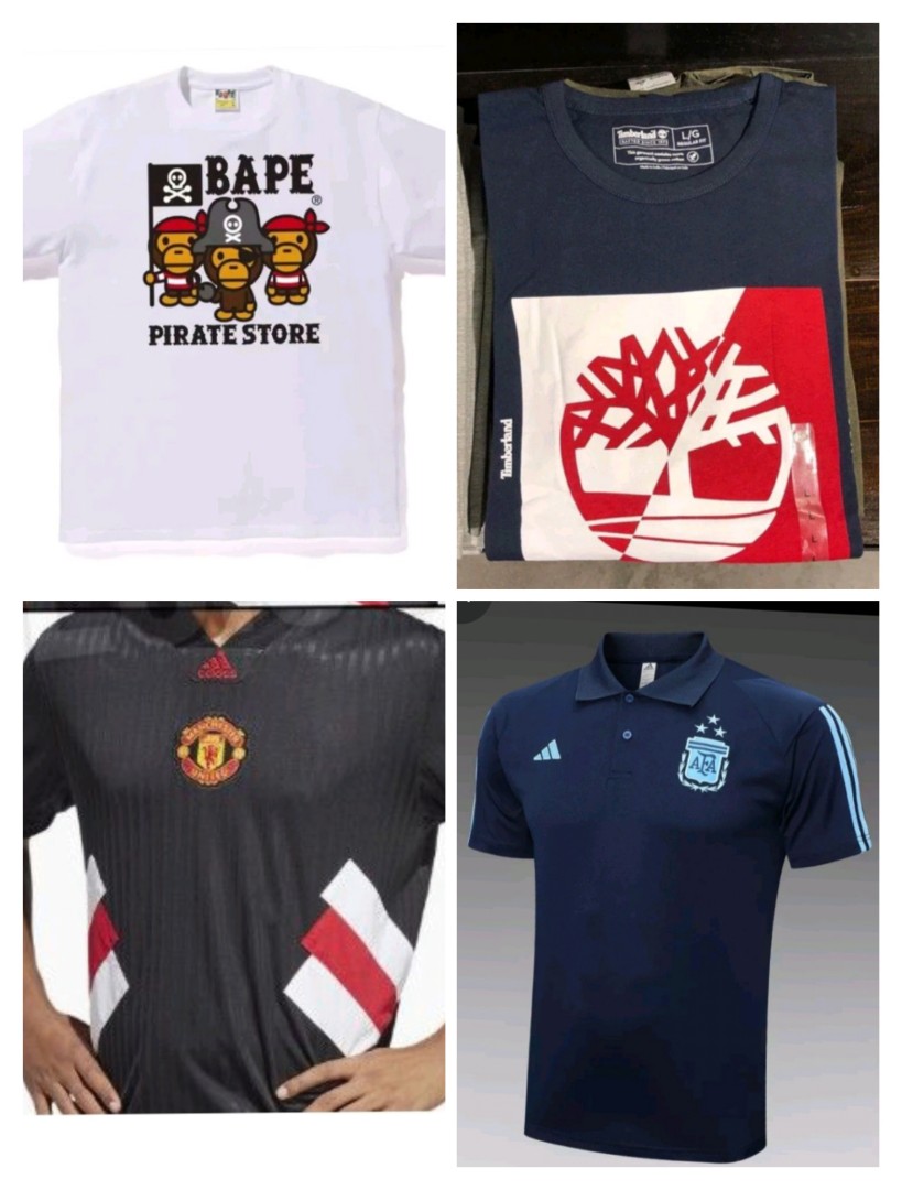 CLEARANCE Bape timberland Argentina manchester united football soccer ...
