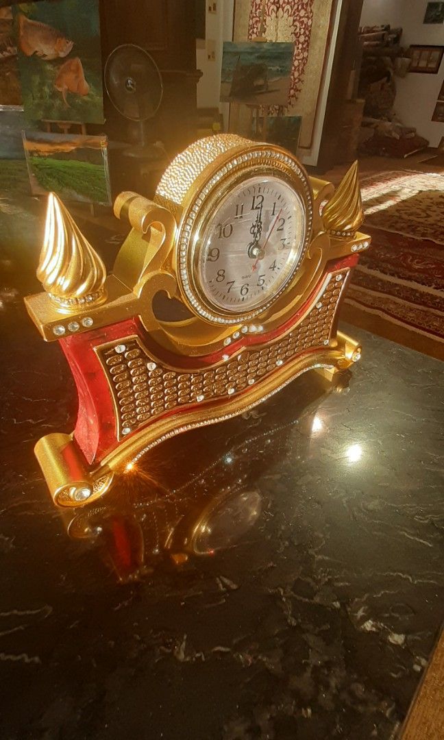 Clock With Allah 99 Names, Furniture & Home Living, Home Decor, Clocks on Carousell