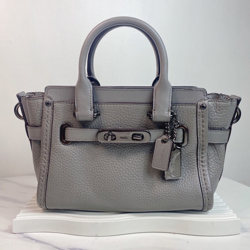 Coach swagger grey cheap