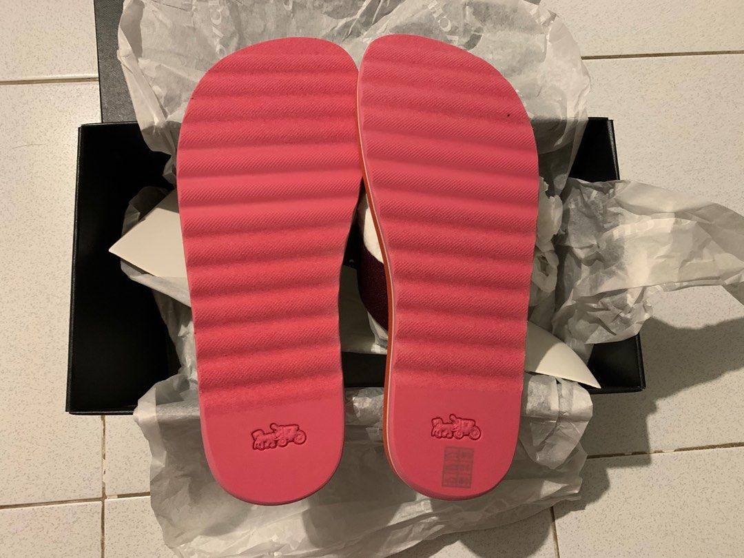 Coach Zoe bed Flip Flop on Carousell