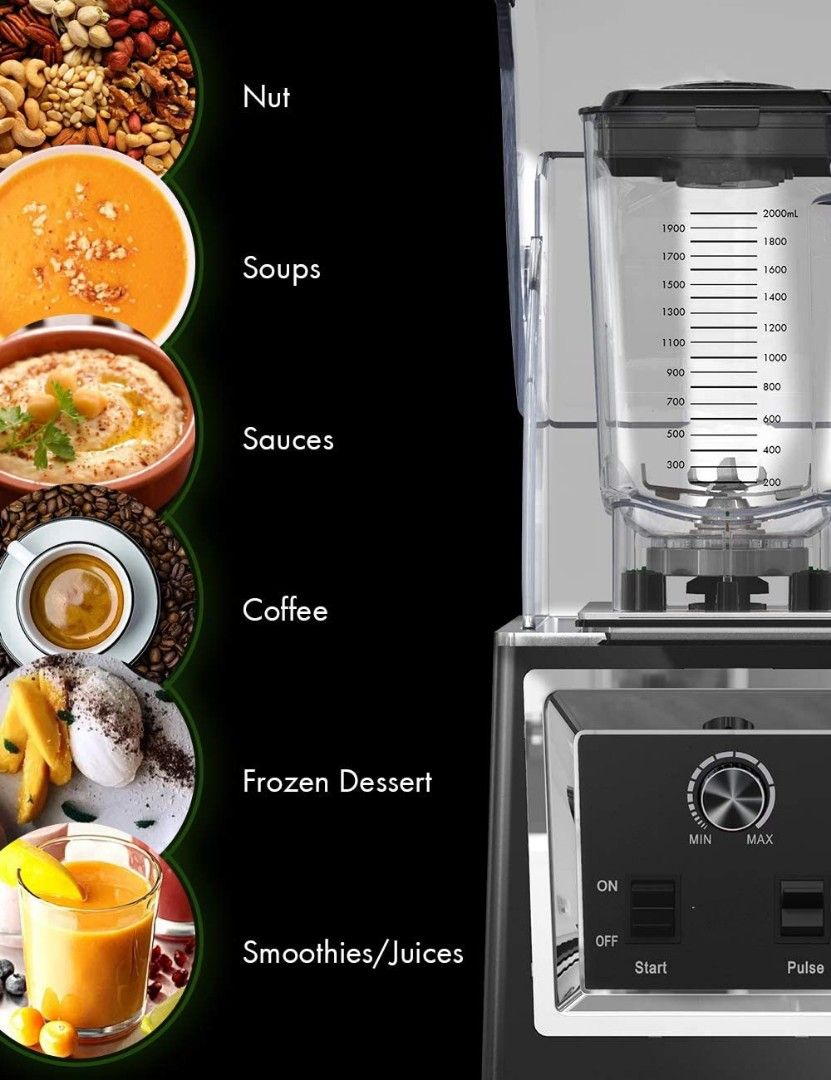 Commercial Ice Blender with Sound Enclosure, TV & Home Appliances ...