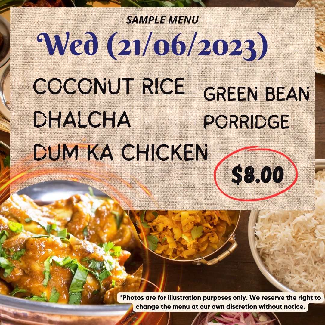 Daily Tingkat (Indian Meals), Food & Drinks, Local Eats on Carousell