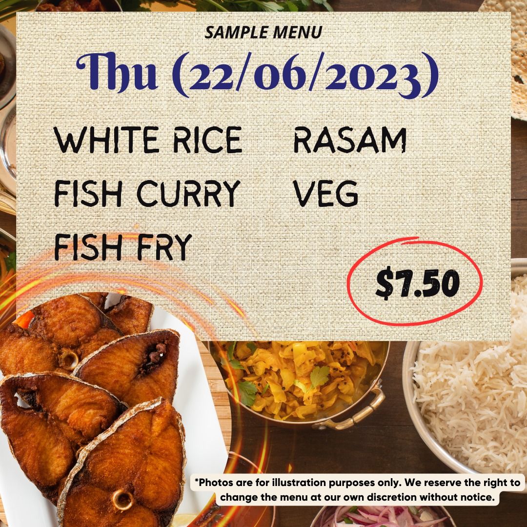 Daily Tingkat (Indian Meals), Food & Drinks, Local Eats on Carousell