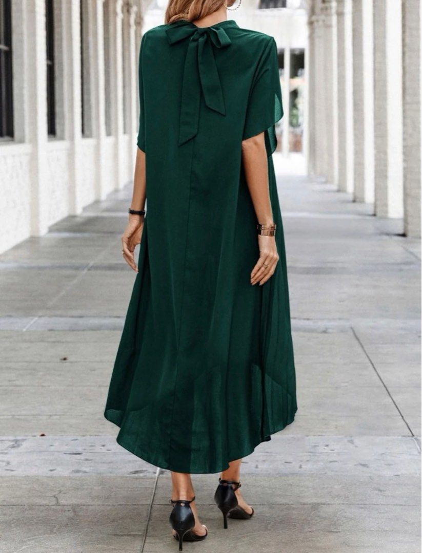 slim fit dress slacks Sleeveless Dark Green Formal Evening Gown with Beaded Belt – loveangeldress main image 1
