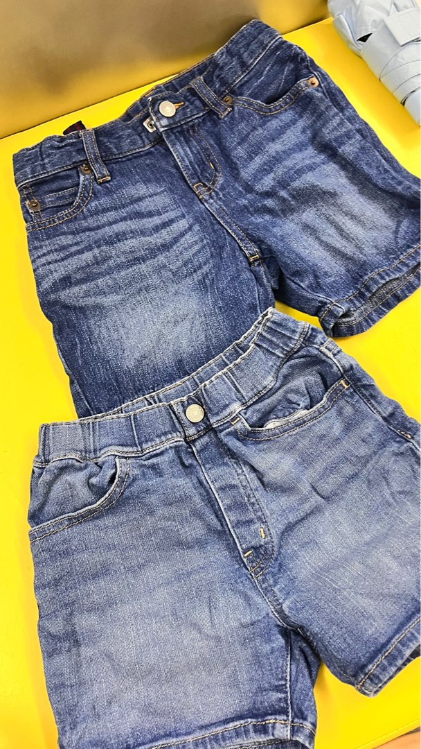 Denim Shorts and Jeans Uniqlo and PDI kids, Babies & Kids, Babies