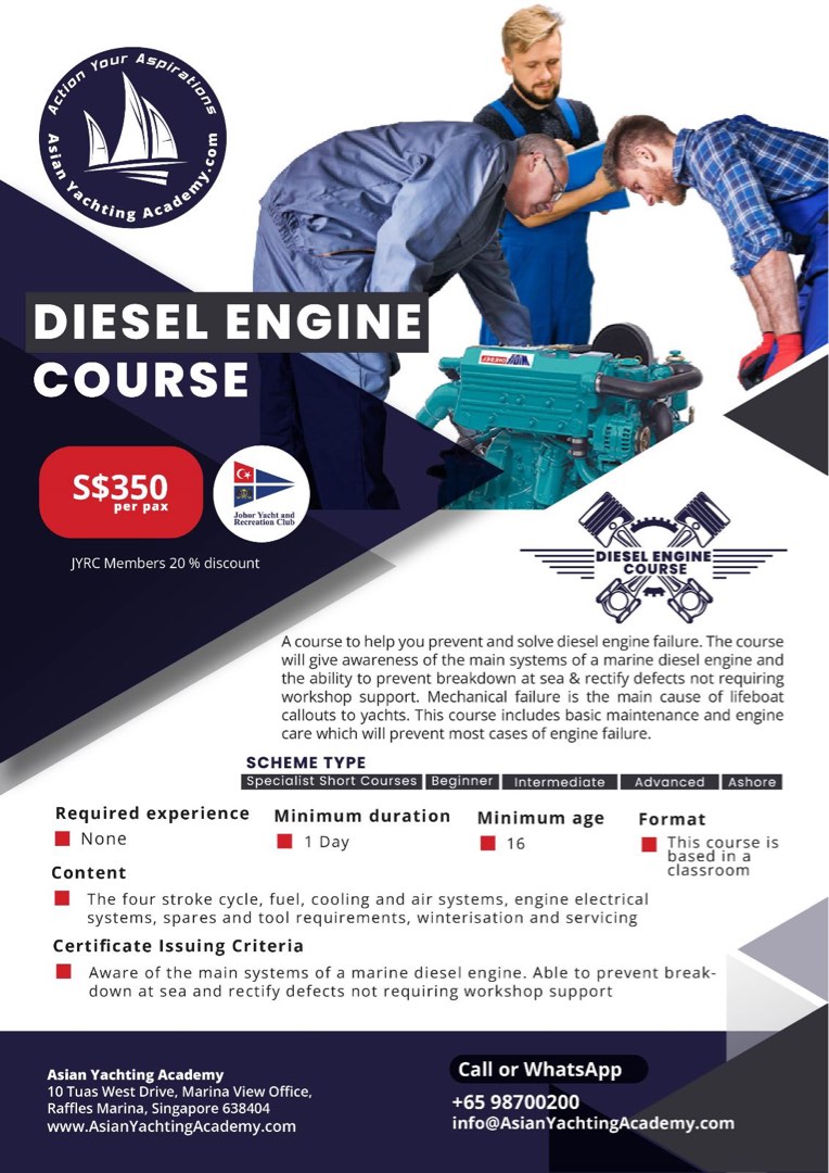 Diesel Engine Maintenance Course - level 1, Sports Equipment, Sports ...
