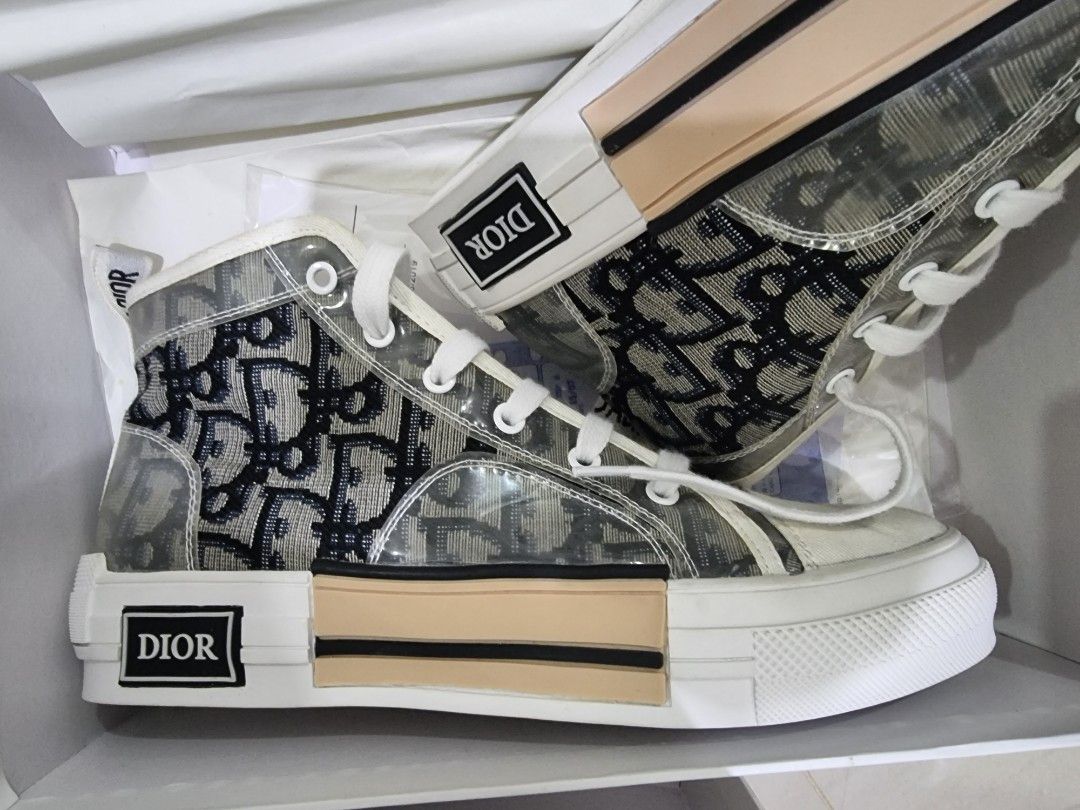 dior high top sneakers used