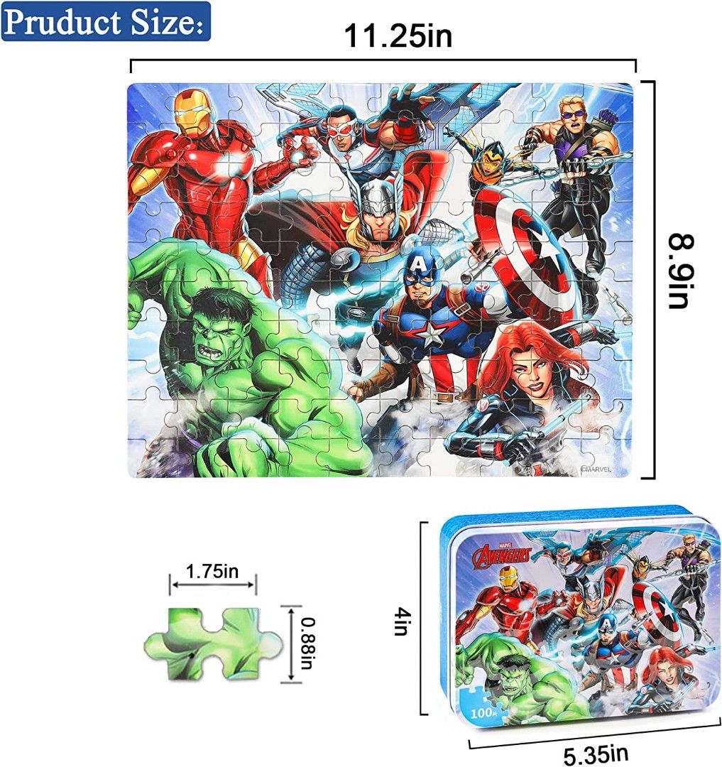 Ravensburger Marvel Avengers 100 Piece Jigsaw Puzzle