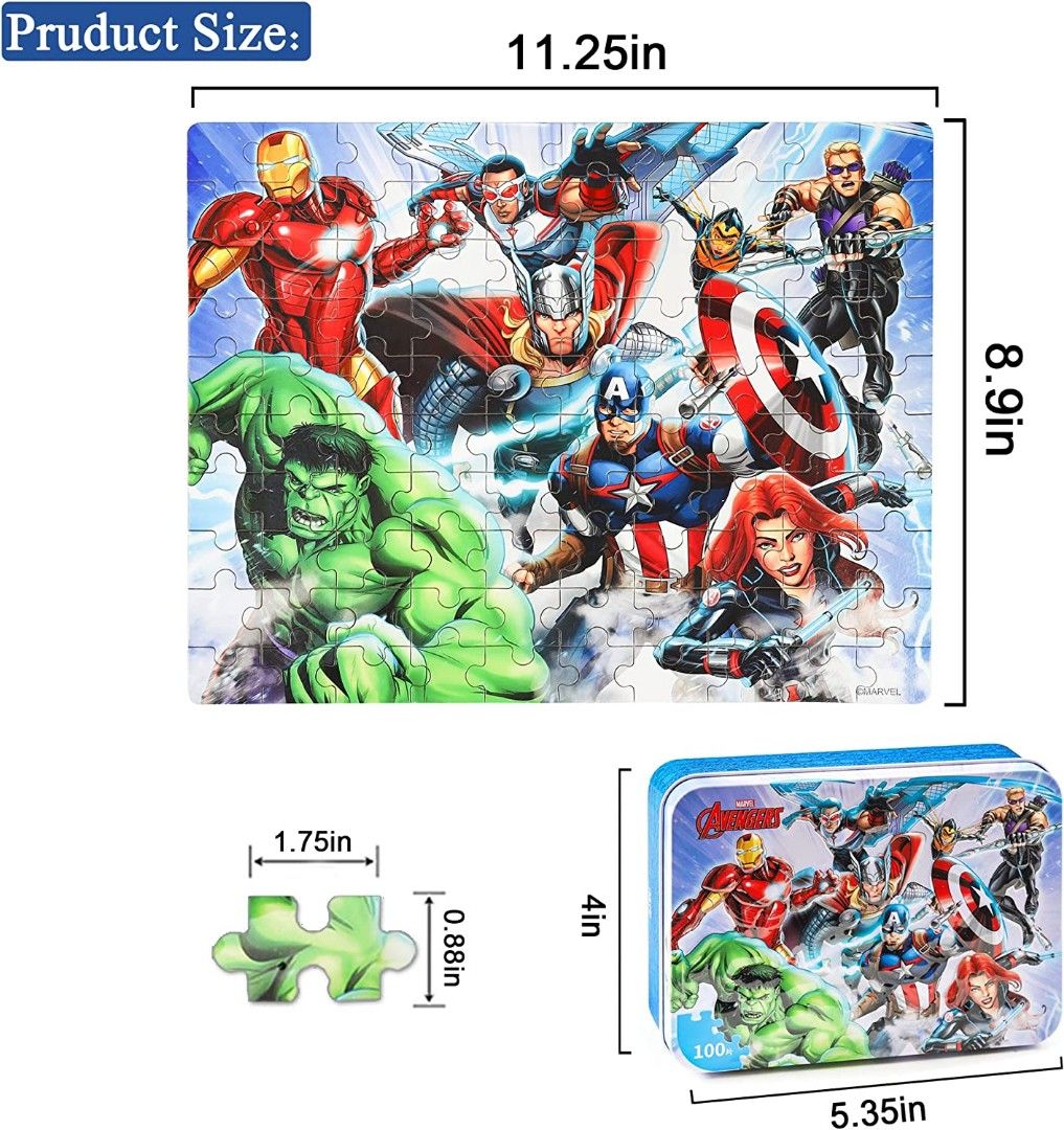 Puzzle Clementoni Disney 100 ans The Avengers 1000 pièces - Puzzle