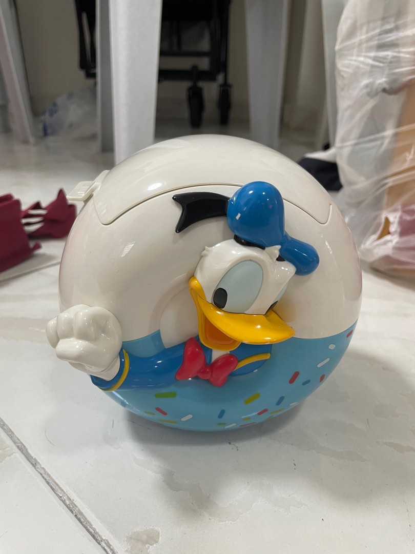 Donald duck popcorn bucket, Hobbies & Toys, Toys & Games on Carousell