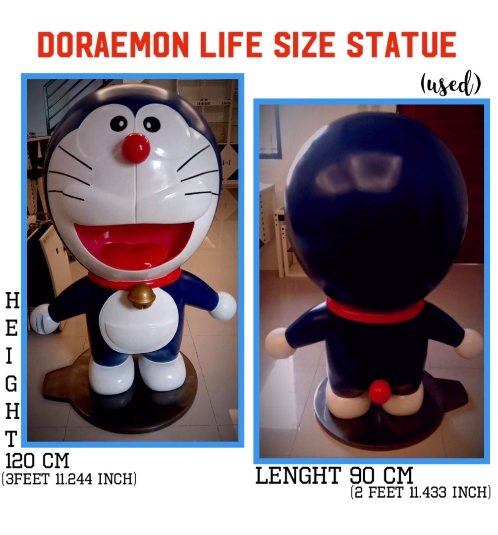 doraemon life size statue, Hobbies & Toys, Memorabilia & Collectibles