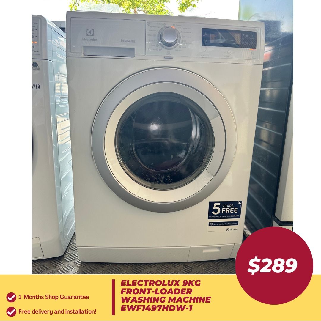 Electrolux 9KG FrontLoader Washing Machine EWF1497HDW1, TV & Home