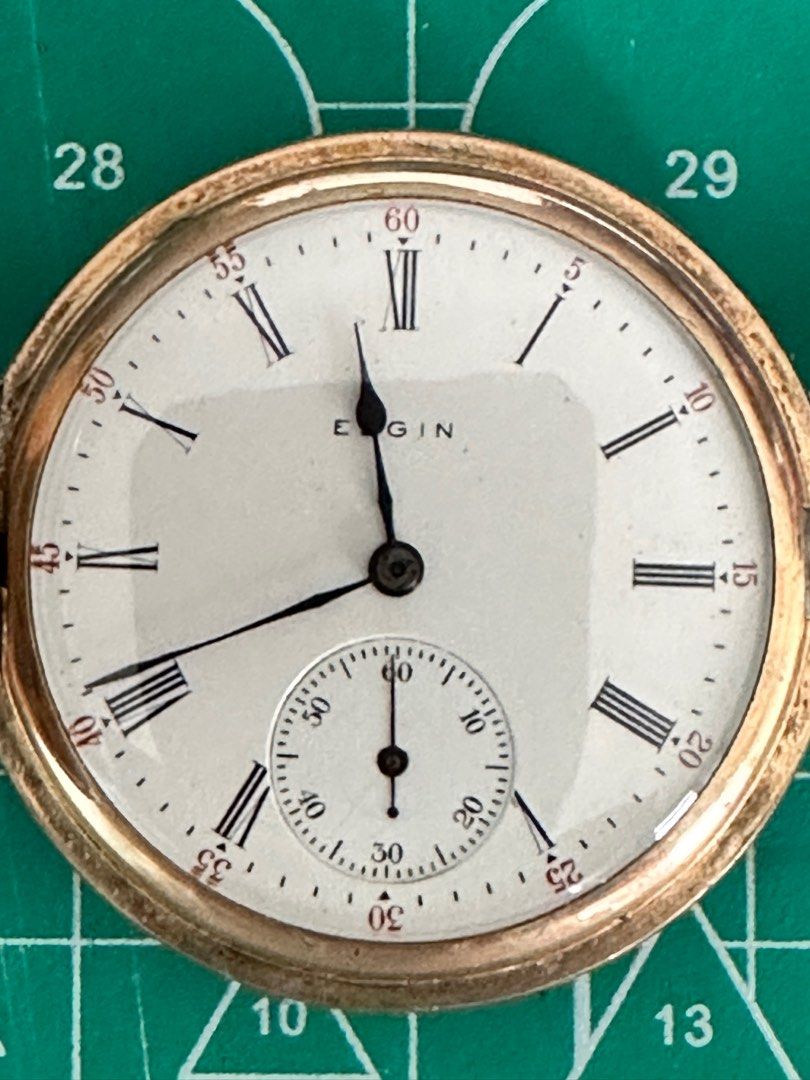Elgin railroad watch top