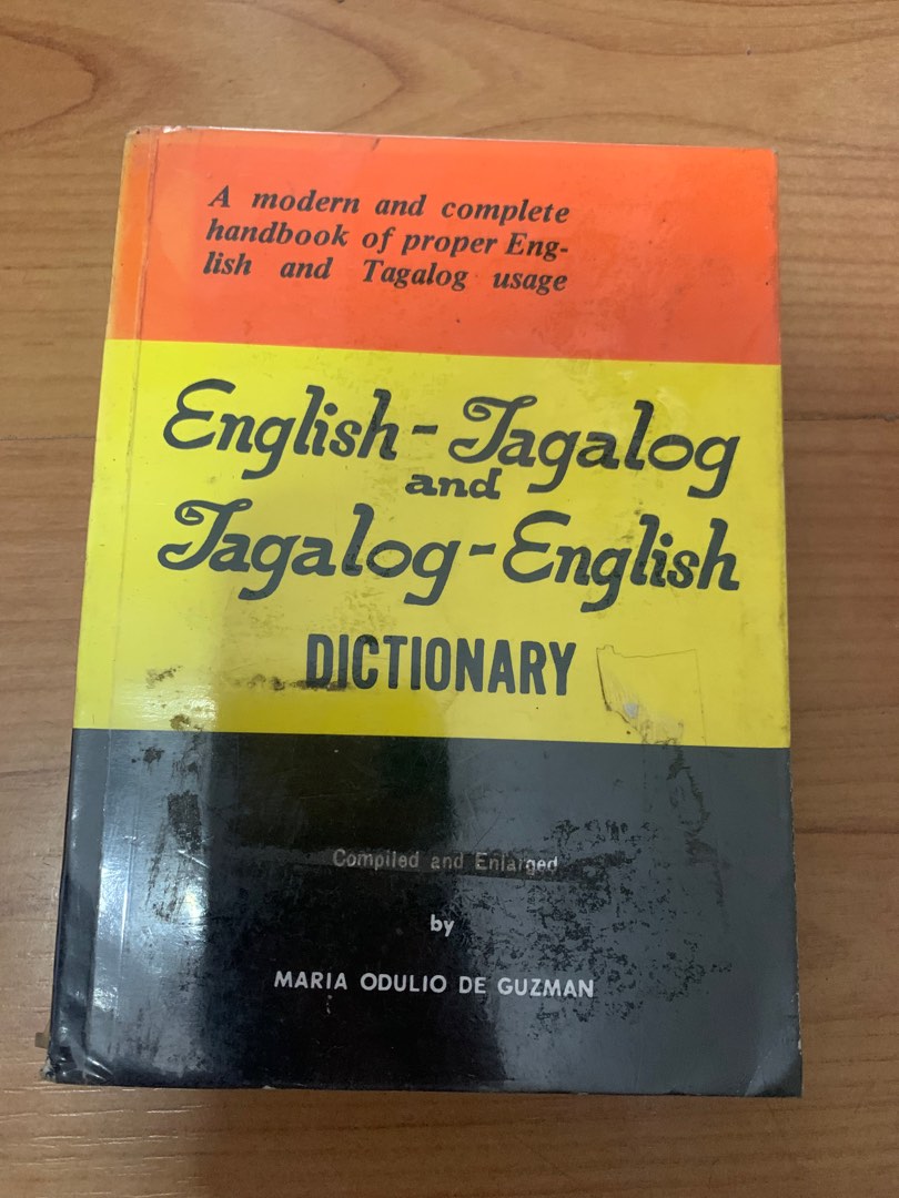English tagalog dictionary book, Hobbies & Toys, Books & Magazines