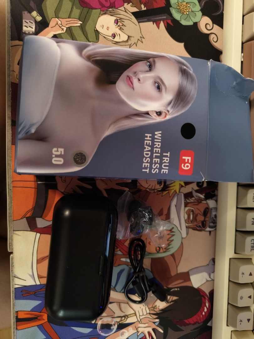 F9 true wireless headset, Audio, Earphones on Carousell