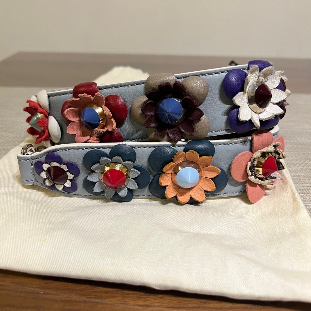 Fendi floral strap hot sale