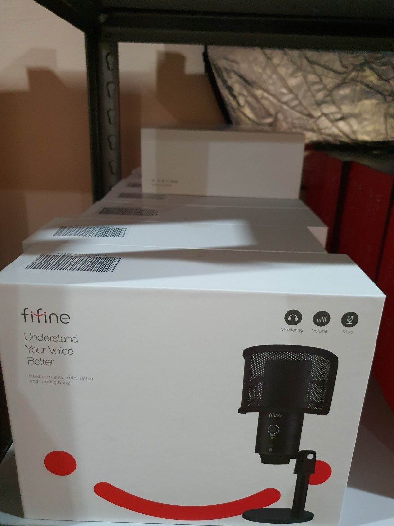 Fifine USB Microphone K683B + Pop Filter 