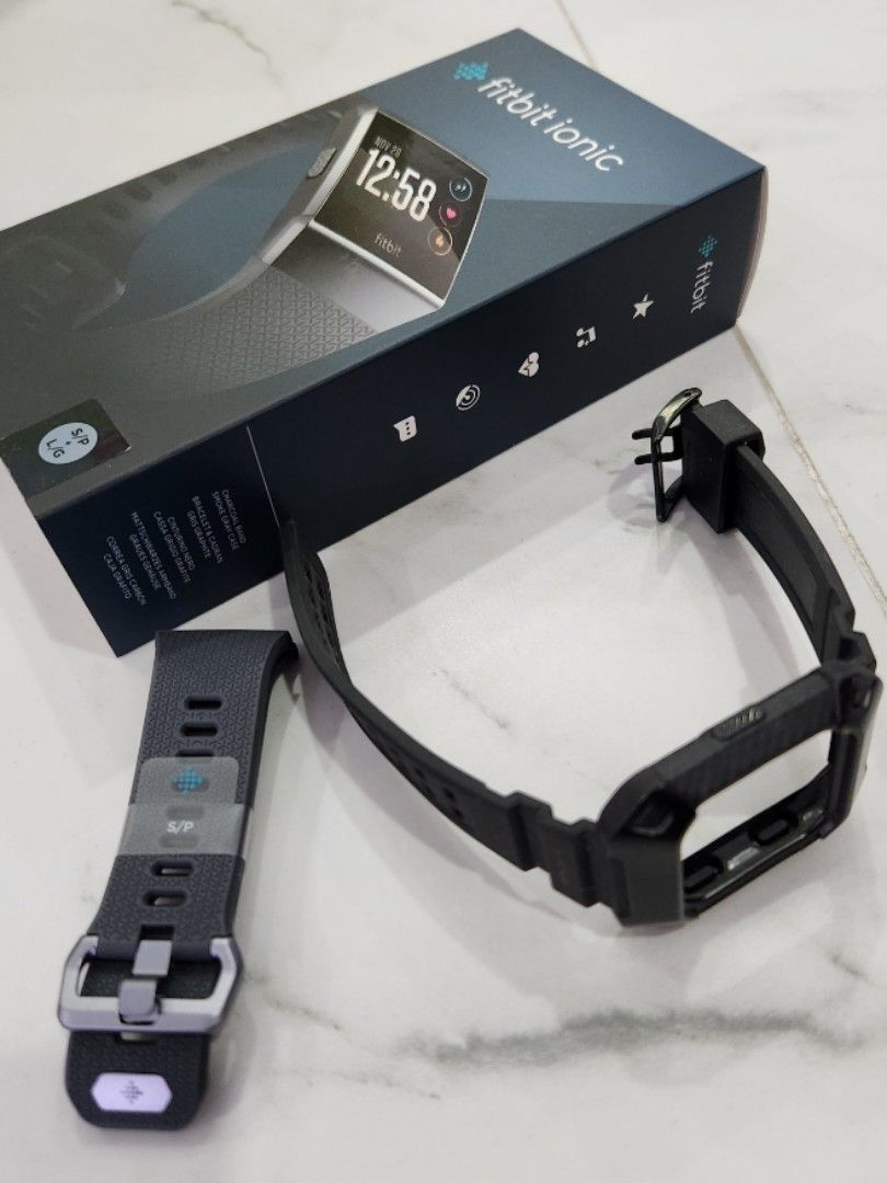 Ionic charcoal top smoke gray fitbit