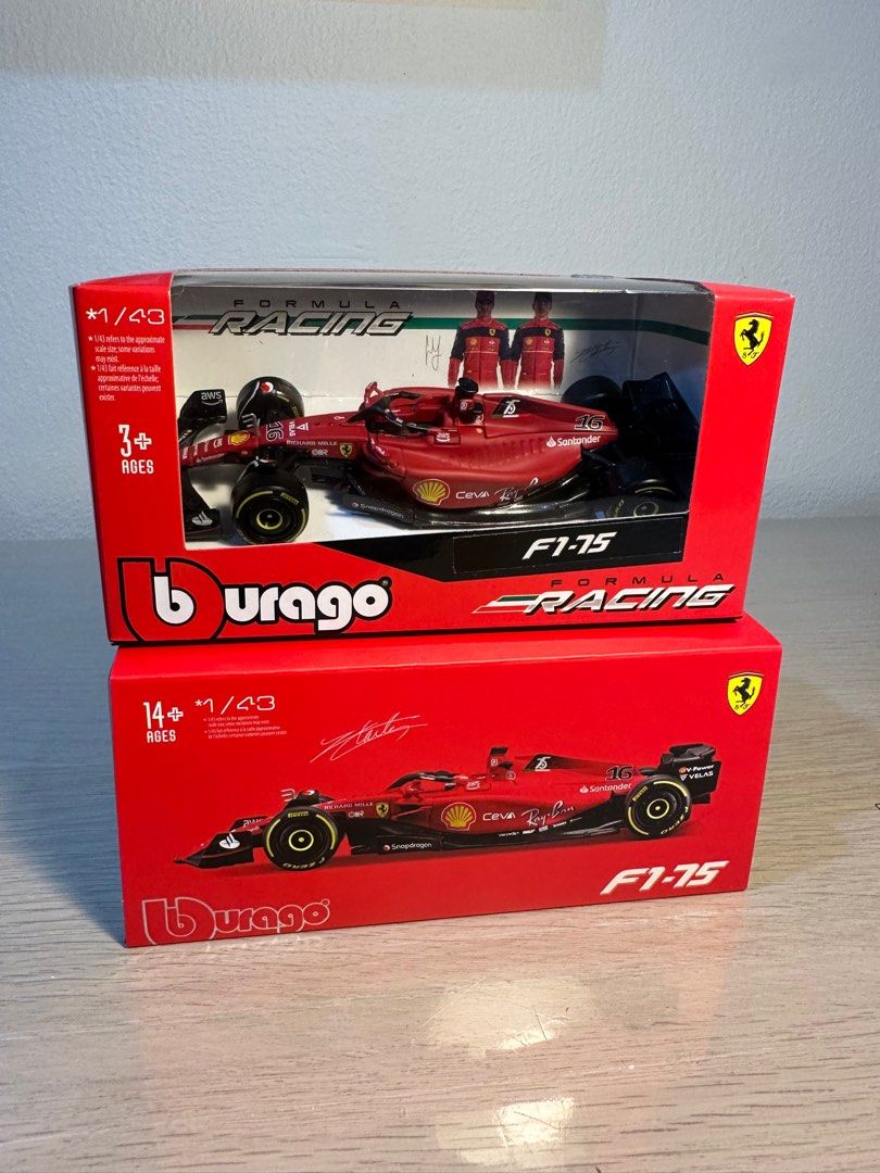 2023 1/43rd Scale Bburago F1 Ferrari, Mercedes, and Red Bull - Unboxing &  Review 