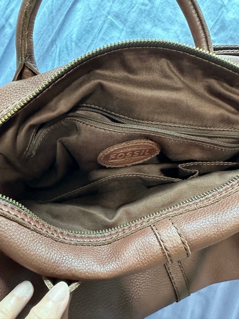 Fossil genuine leather bag