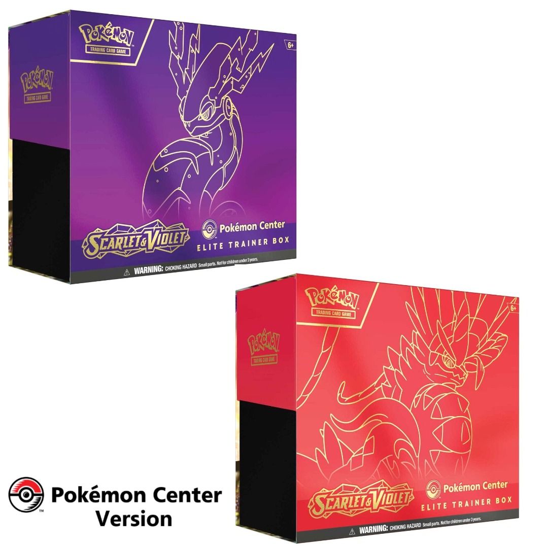  Pokemon TCG: Scarlet and Violet Elite Trainer Box - Koraidon  Red (1 Full Art Promo Card, 9 Boosters and Premium Accessories) : Toys &  Games