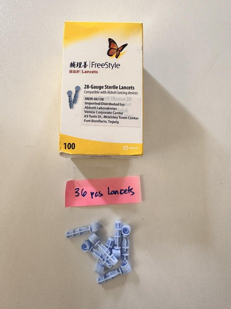 FreeStyle Sterile Lancets 28gauge, 36 pcs, Health & Nutrition, Health