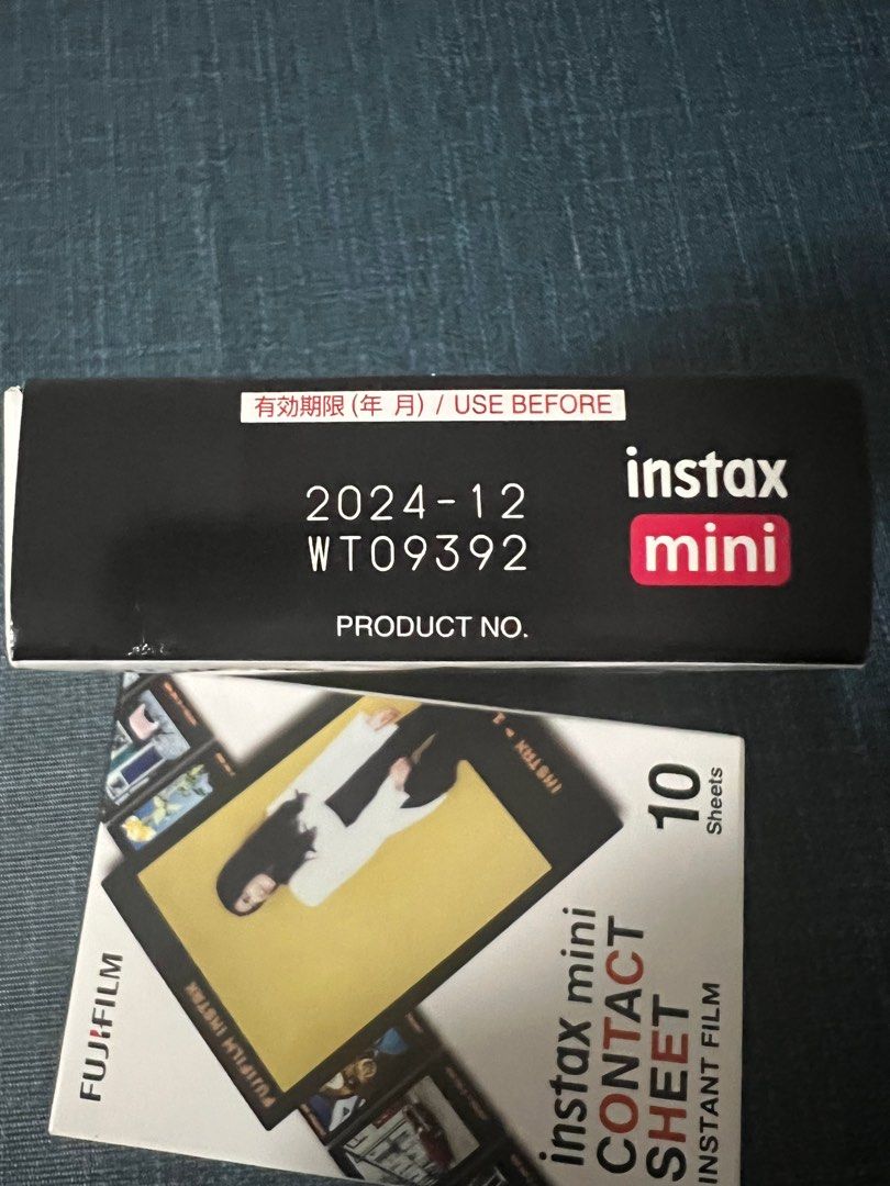 Fujifilm Instax Mini Contact Sheet - 10 Sheets